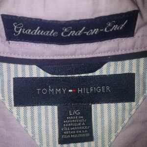 Tommy Hilfiger Purple Button Down Shirt